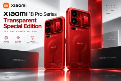 الواجهة الأمامية لهاتف Xiaomi 18 Pro Transparent Special Edition