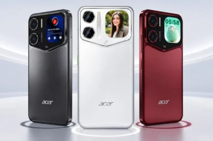 التصميم الخلفي لهاتف Acer Sospiro A70