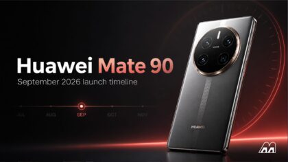 التصميم الخلفي لهاتف Huawei Mate 90