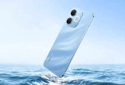 التصميم الخلفي لهاتف Realme P4s Lite 4G