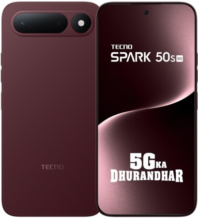 التصميم الخلفي لهاتف Tecno Spark 50s 5G