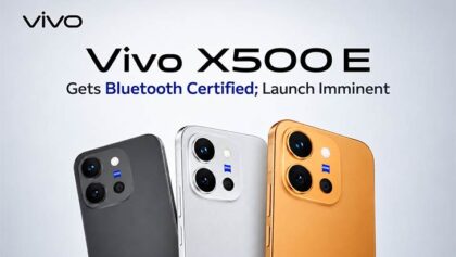 التصميم الخلفي لهاتف Vivo X500E